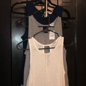 3 J. Crew Tanks